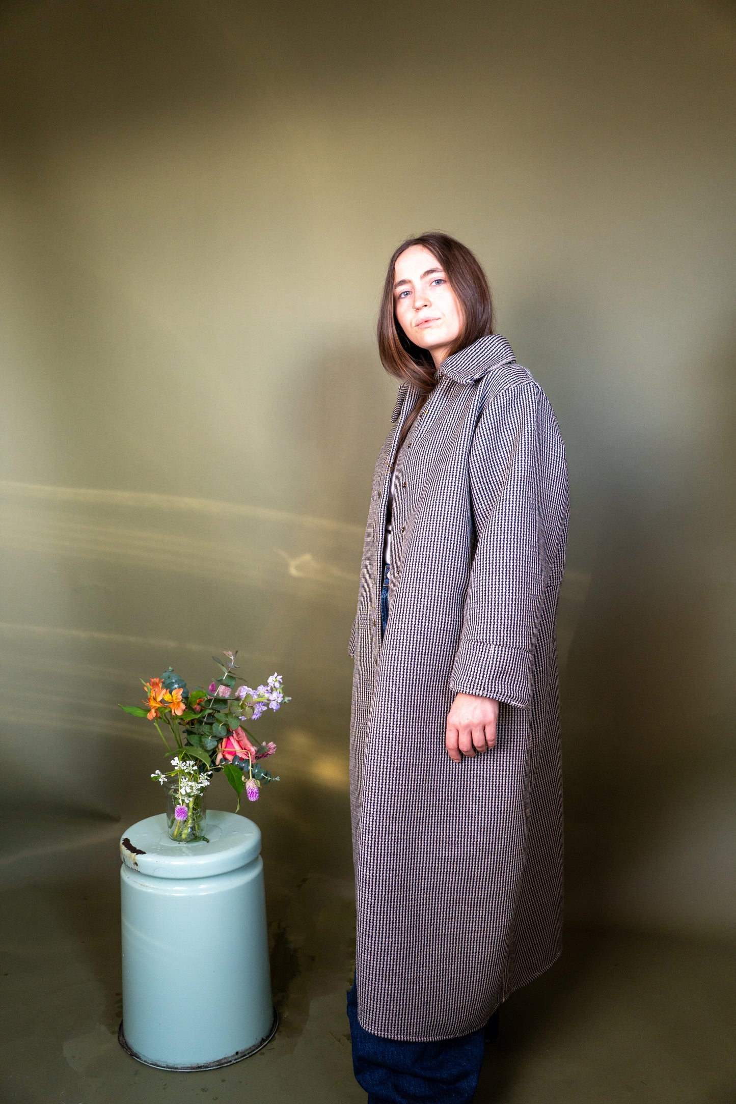 Black Grain Morning Coat - Medium