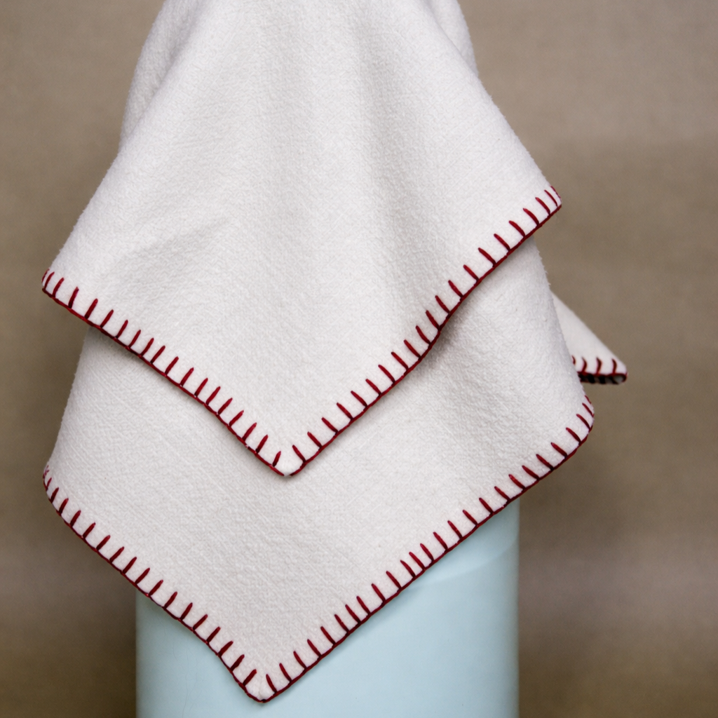 Aggie Wool Wrap - Blue Note and Chocolate