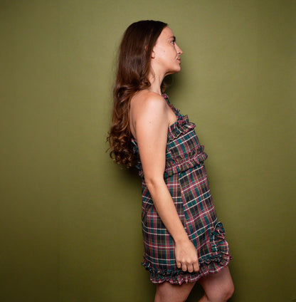 The Greta Dress - Highland Plaid - Size Small