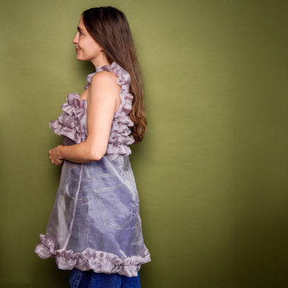 The Greta Dress - Sheer Mauve - Size Small/Medium