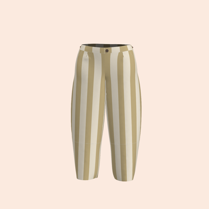 Custom Oat Stripe Lightweight Canvas Maker Pant