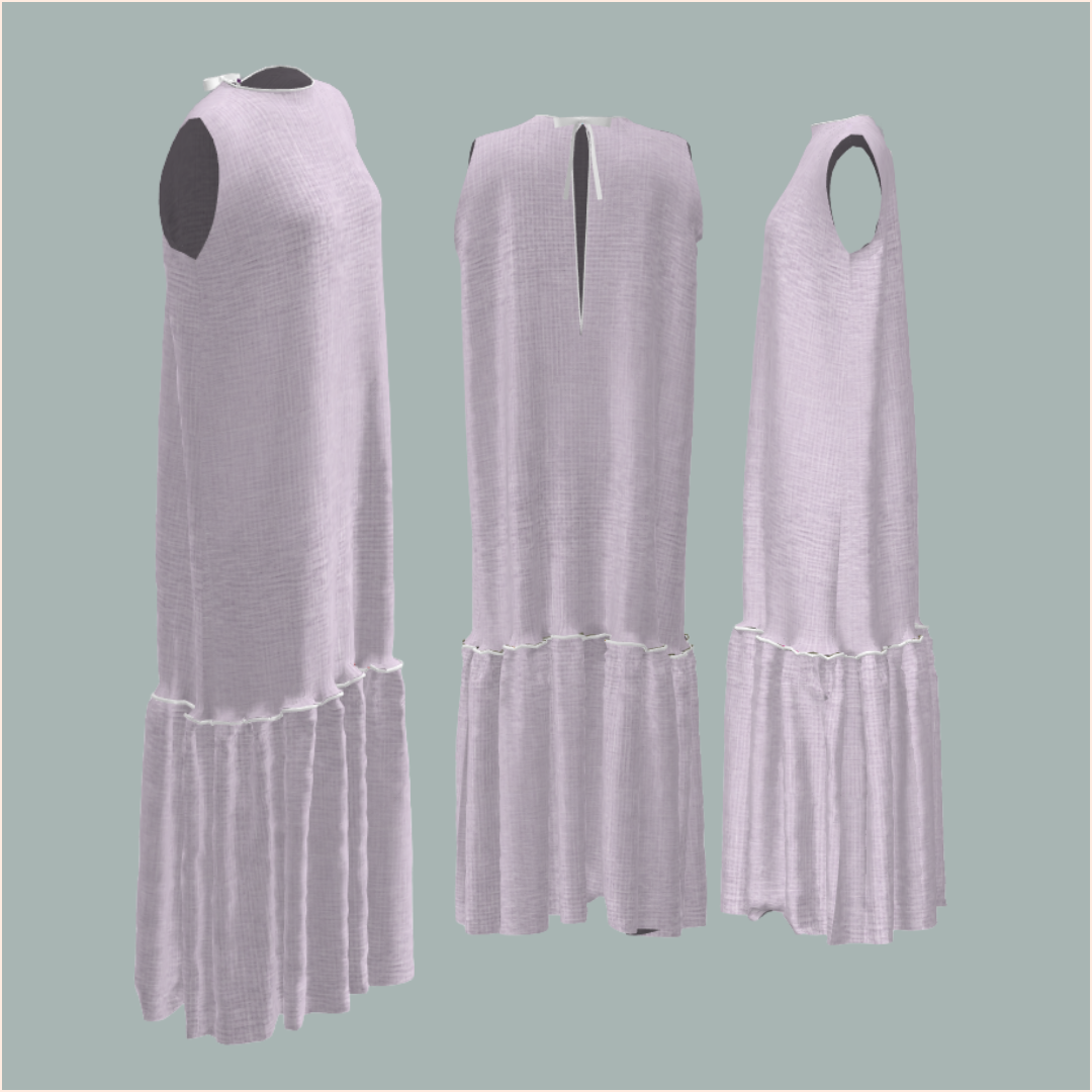 Custom Celia Midi Dress - Orchid Patina
