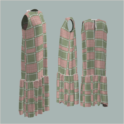 Custom Celia Midi Dress - Heirloom Melon