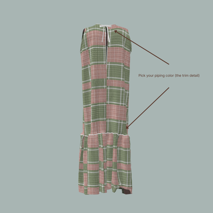Custom Celia Midi Dress - Heirloom Melon
