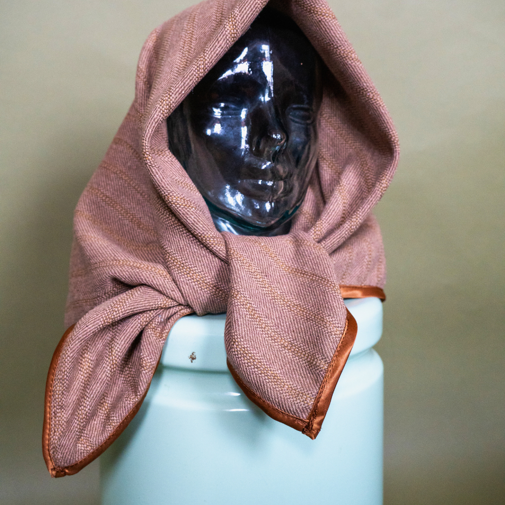 Aggie Wool Wrap - Brown Study