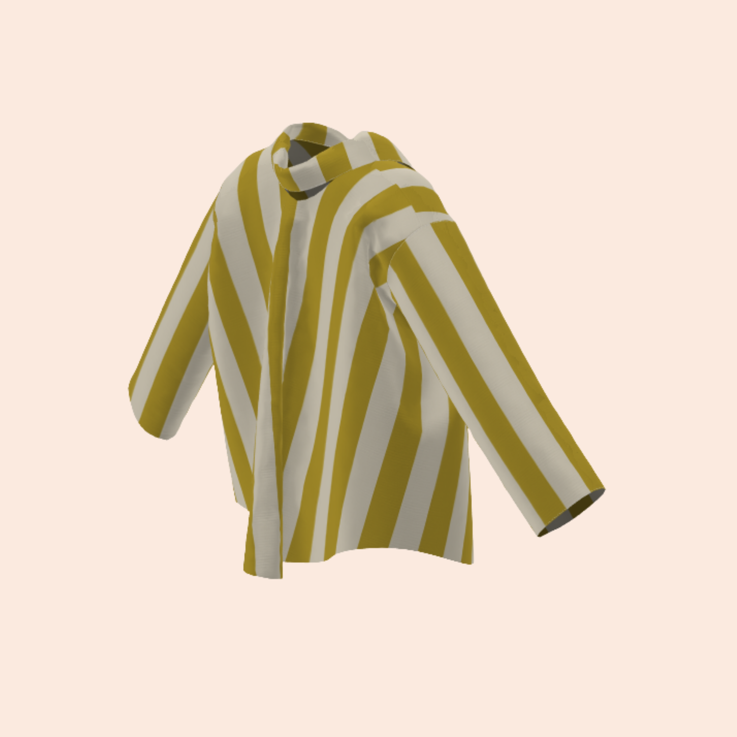 Custom Citrus & Beige Lightweight Canvas AGL Box Jacket