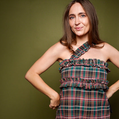 The Greta Dress - Highland Plaid - Size Small