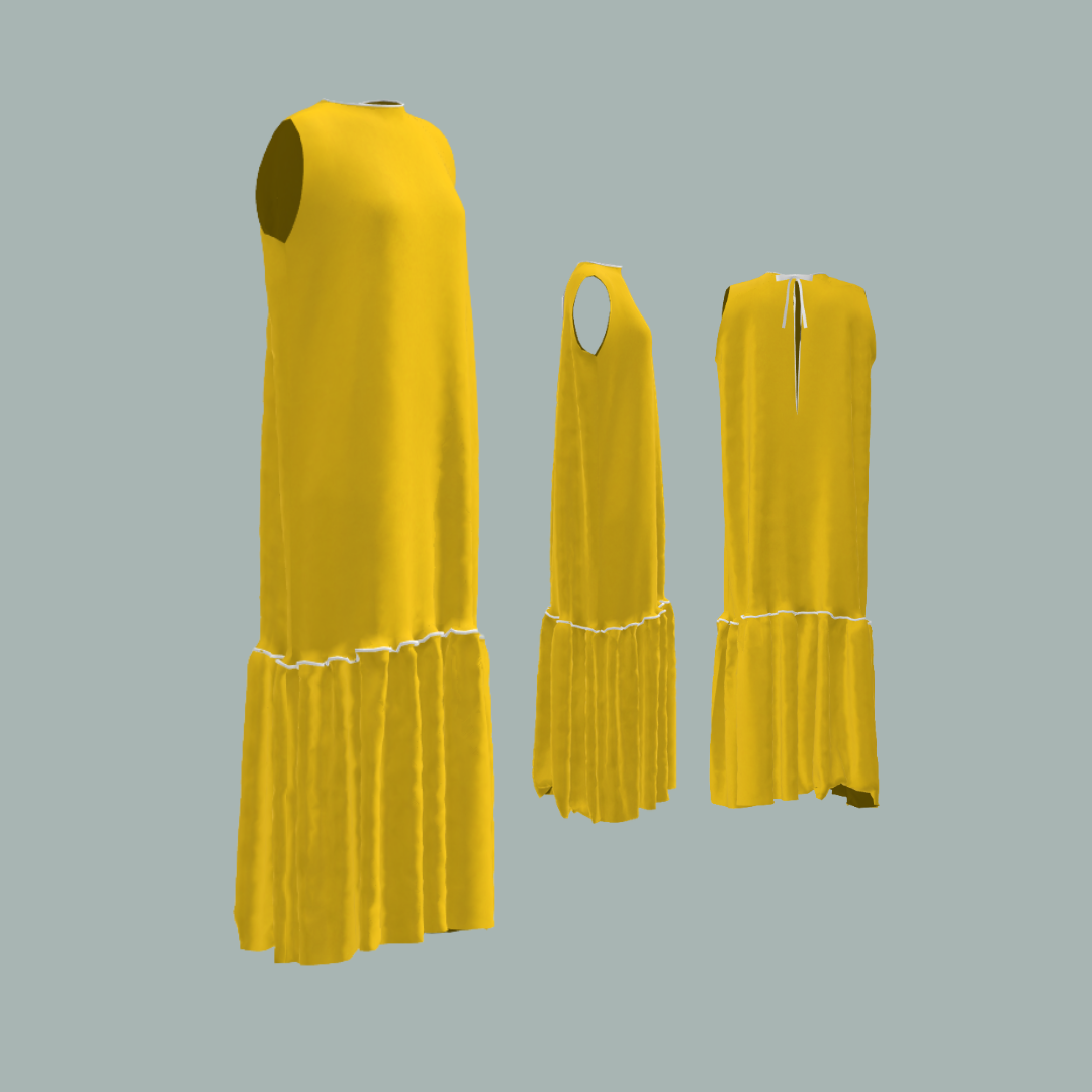 Custom Celia Midi Dress - Simple Sun