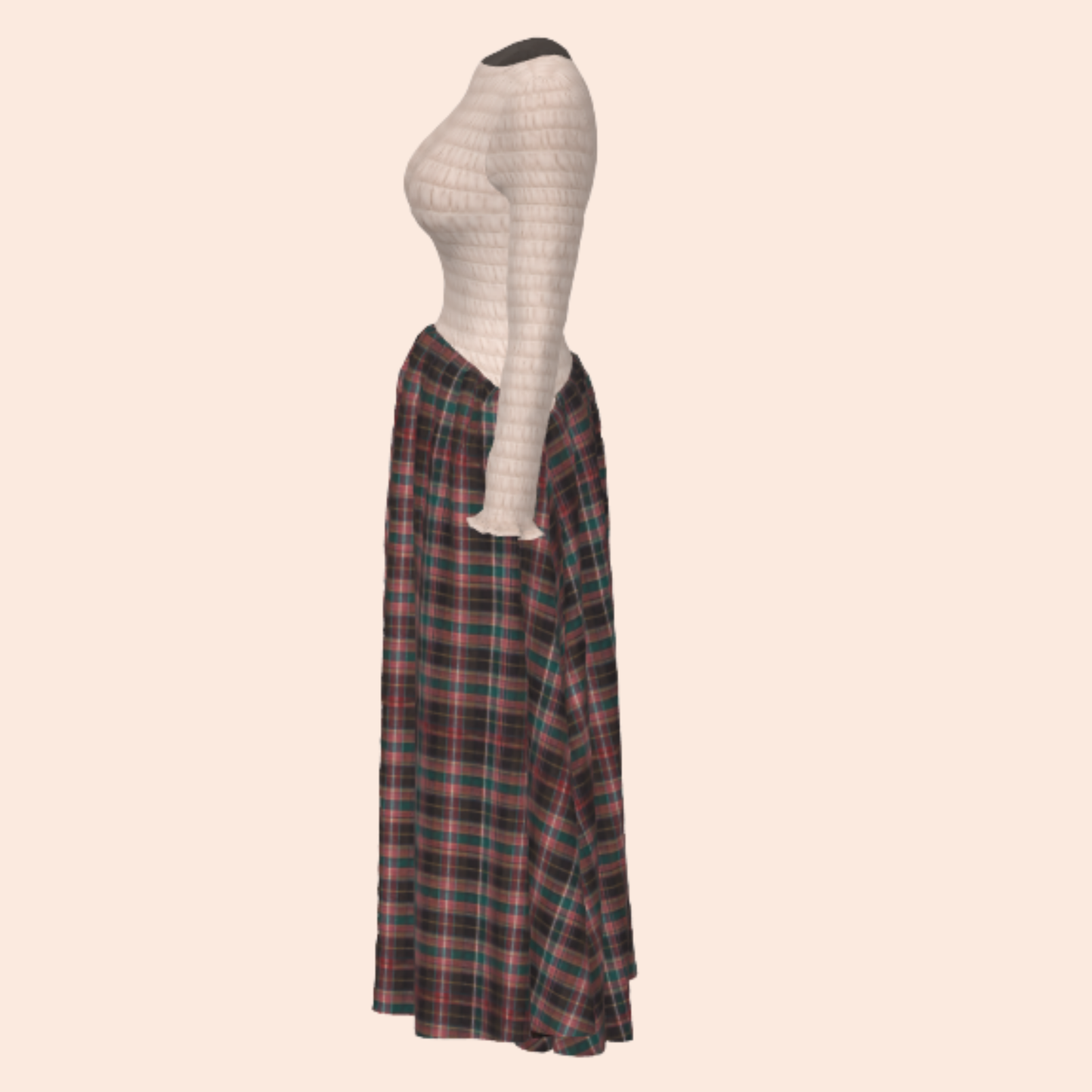 Custom Highland Plaid Mimms Midi