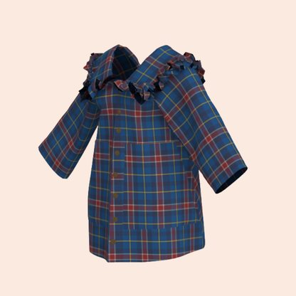 Custom Mariner's Tartan Studio Tunic