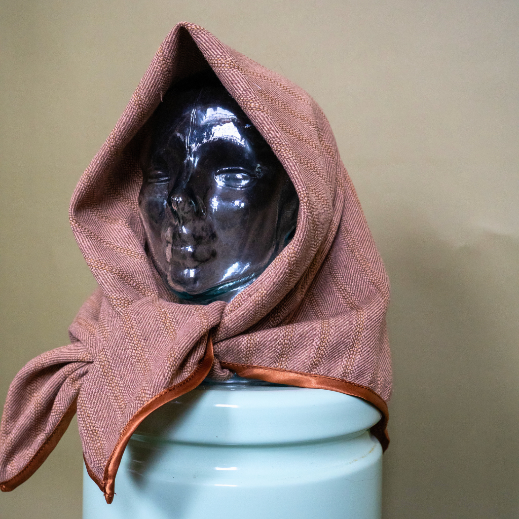 Aggie Wool Wrap - Brown Study