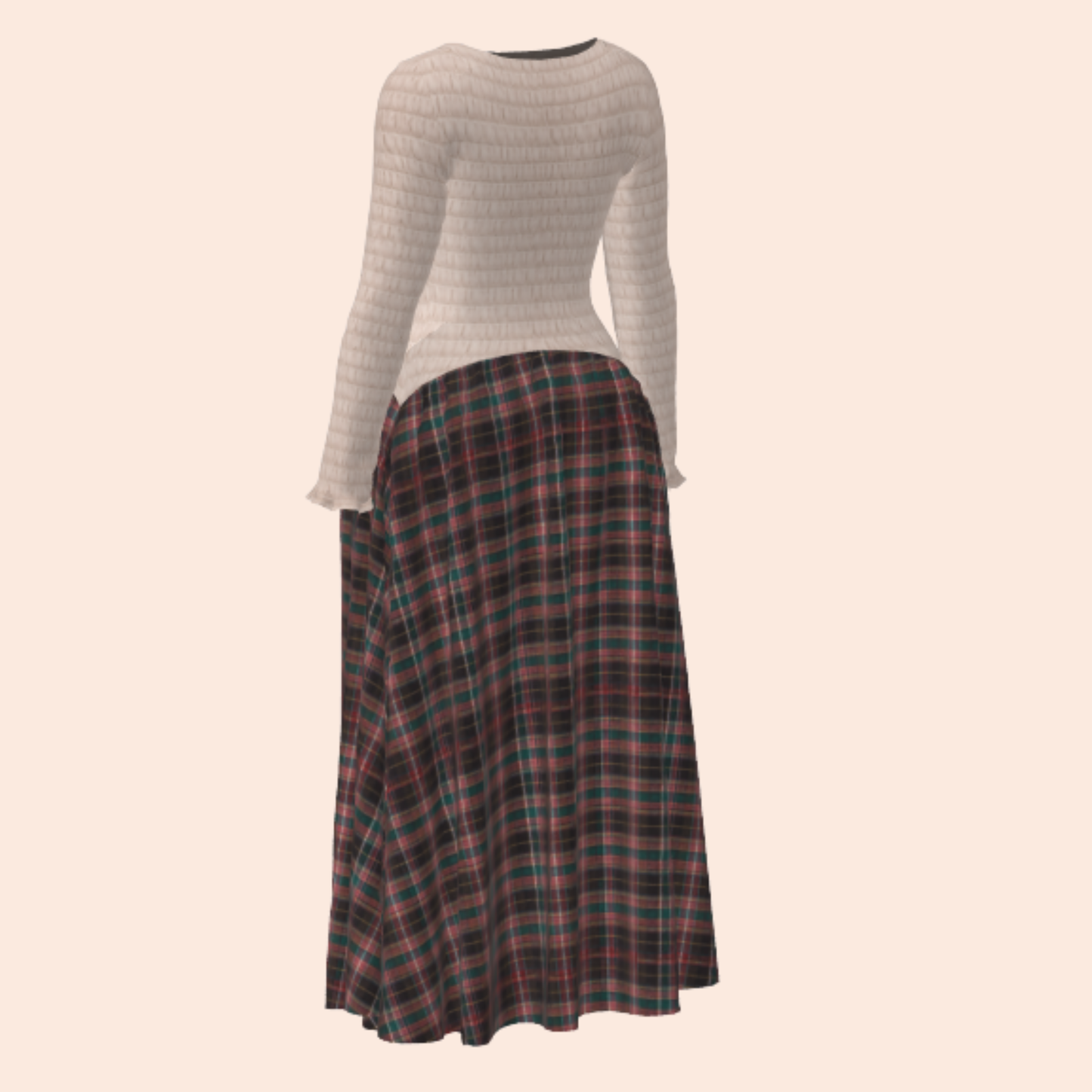 Custom Highland Plaid Mimms Midi