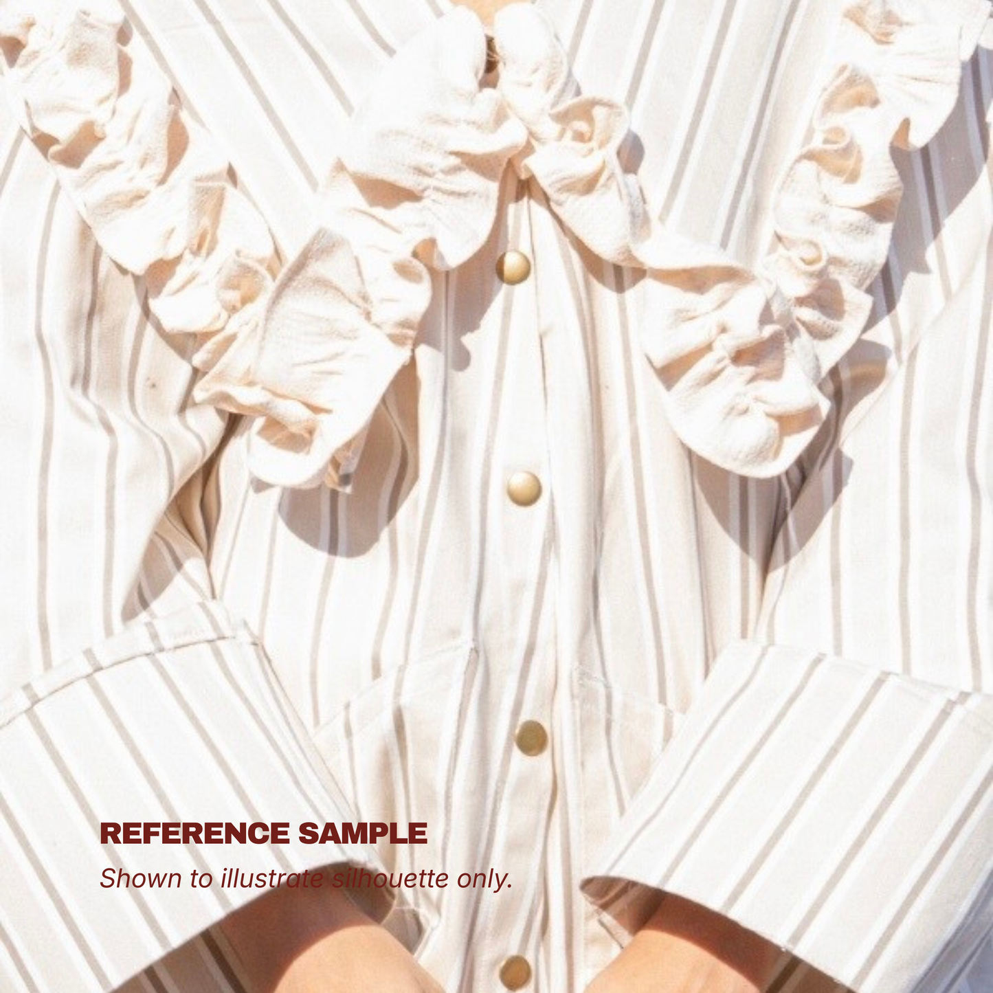 Custom Bone & Pebble Stripe Studio Tunic