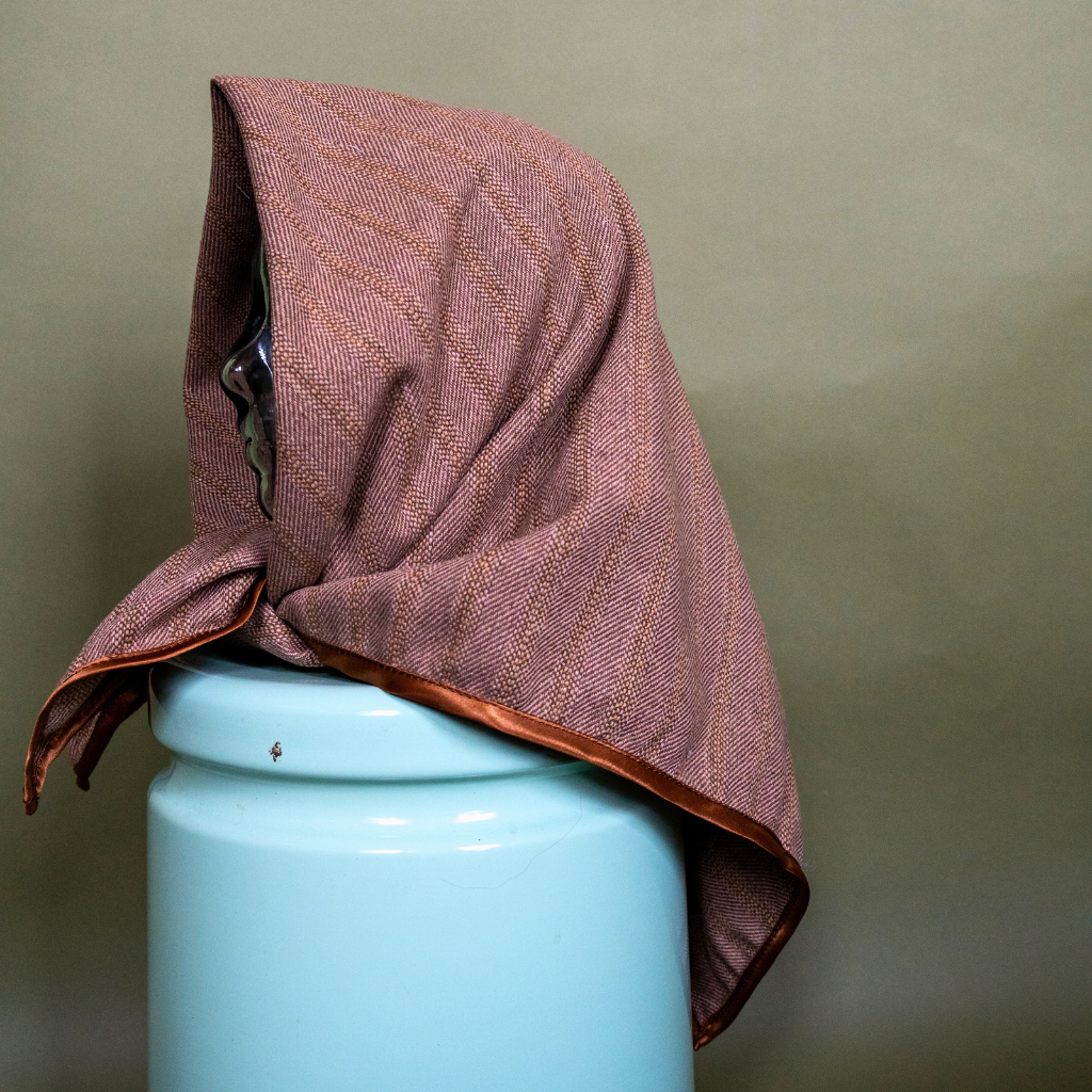 Aggie Wool Wrap - Brown Study