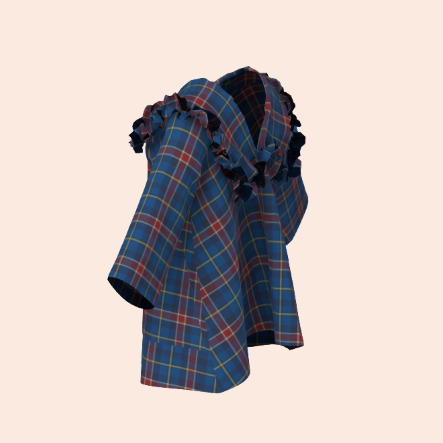 Custom Mariner's Tartan Studio Tunic