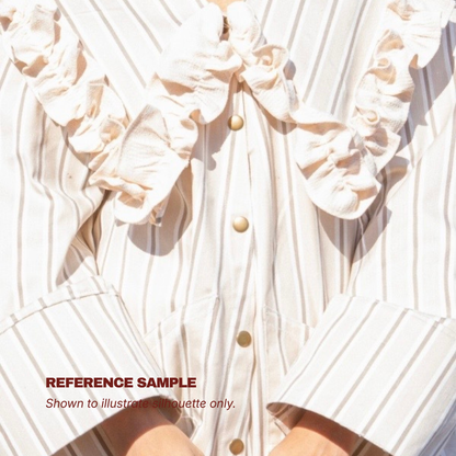 Custom Citrus & Beige Lightweight Canvas Studio Tunic