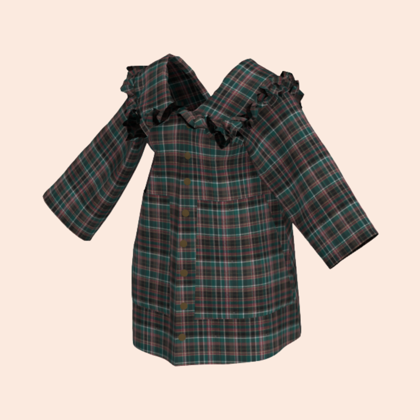 Custom Highland Plaid Studio Tunic