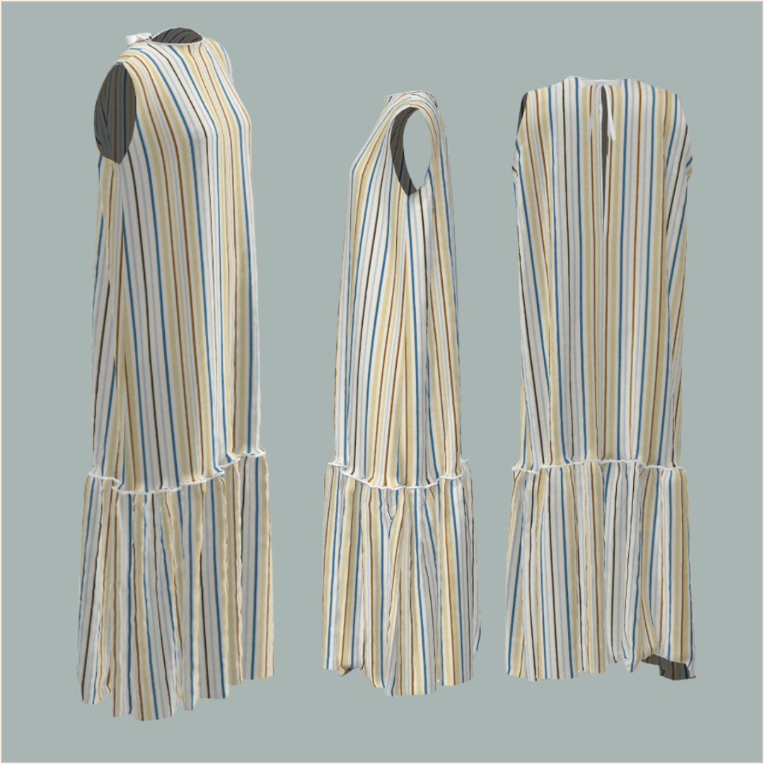 Custom Celia Midi Dress - Olive Coast