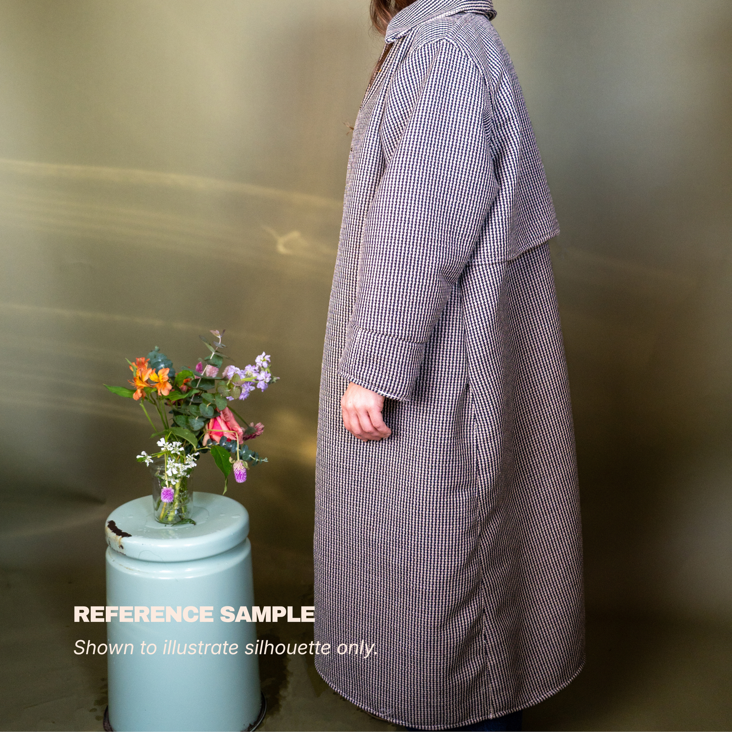 Custom Citrus & Beige Lightweight Canvas Morning Coat