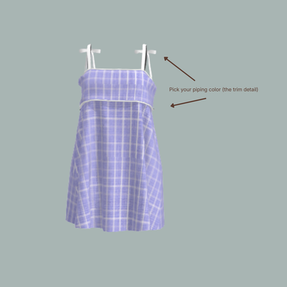 Custom Ru Mini - Lavender Check