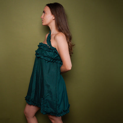 The Greta Dress - Evergreen - Size Medium/Large