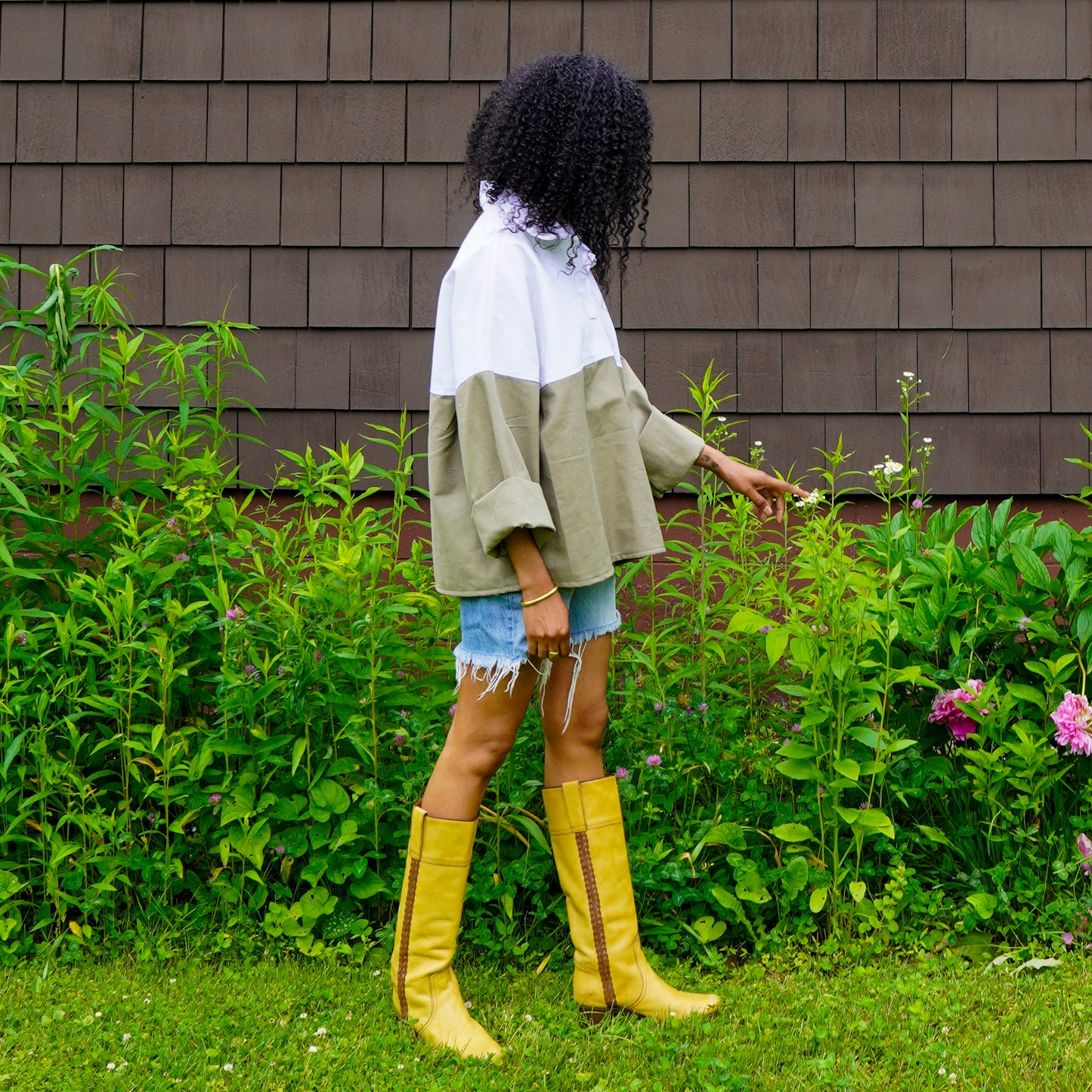 The Pop Over - Moss - Size Small