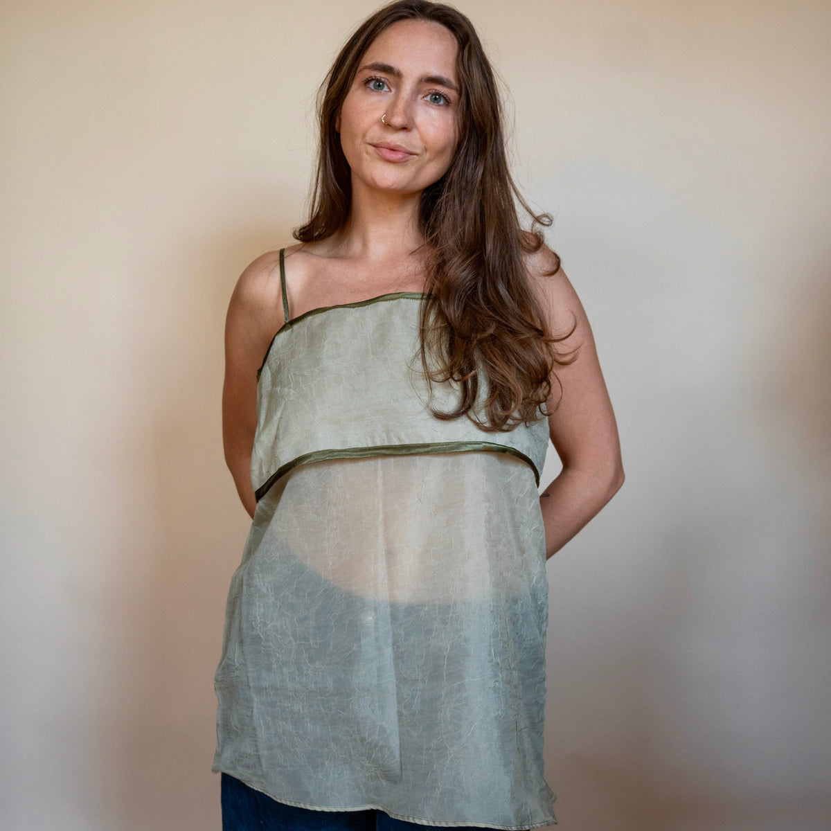 The Ru Mini - Sheer Sage - Size Small