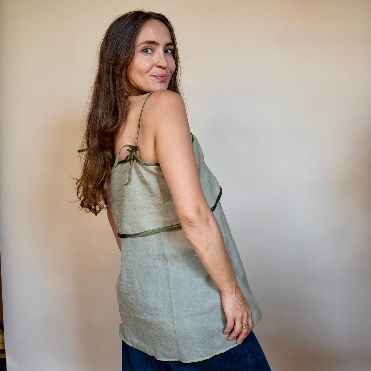 The Ru Mini - Sheer Sage - Size Small