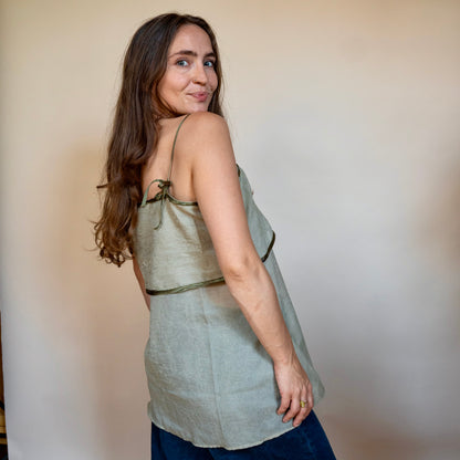 The Ru Mini - Sheer Sage - Size Small