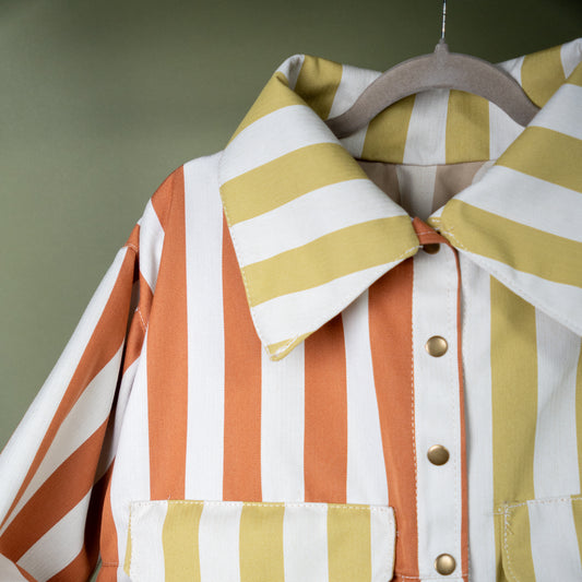 Striped Archive AGL Box Jacket - Medium