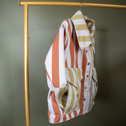 Striped Archive AGL Box Jacket - Medium