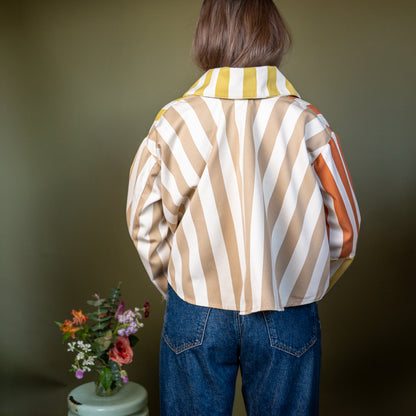 Striped Archive AGL Box Jacket - Medium