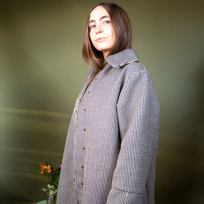 Black Grain Morning Coat - Medium