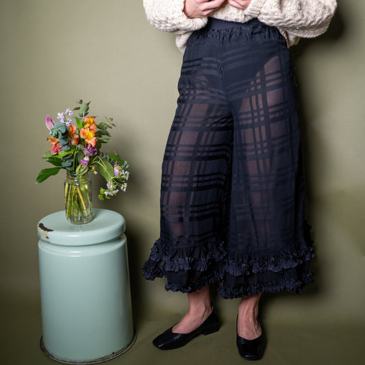 Night Check Garden Pant - Small