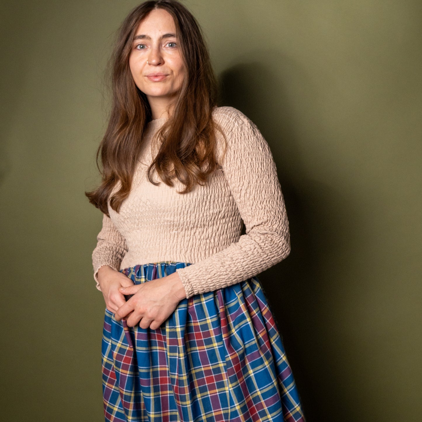 Mariner's Tartan Mimms Midi - Medium