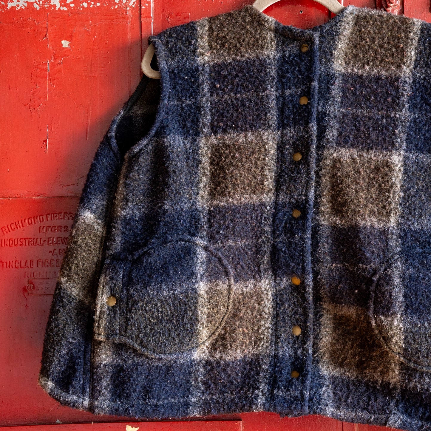 Blue Quary Wool AGL Box Vest
