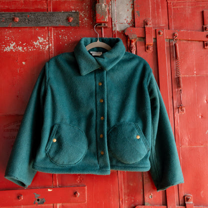 Forest Green Wool AGL Box Jacket