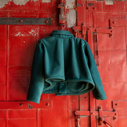 Forest Green Wool AGL Box Jacket