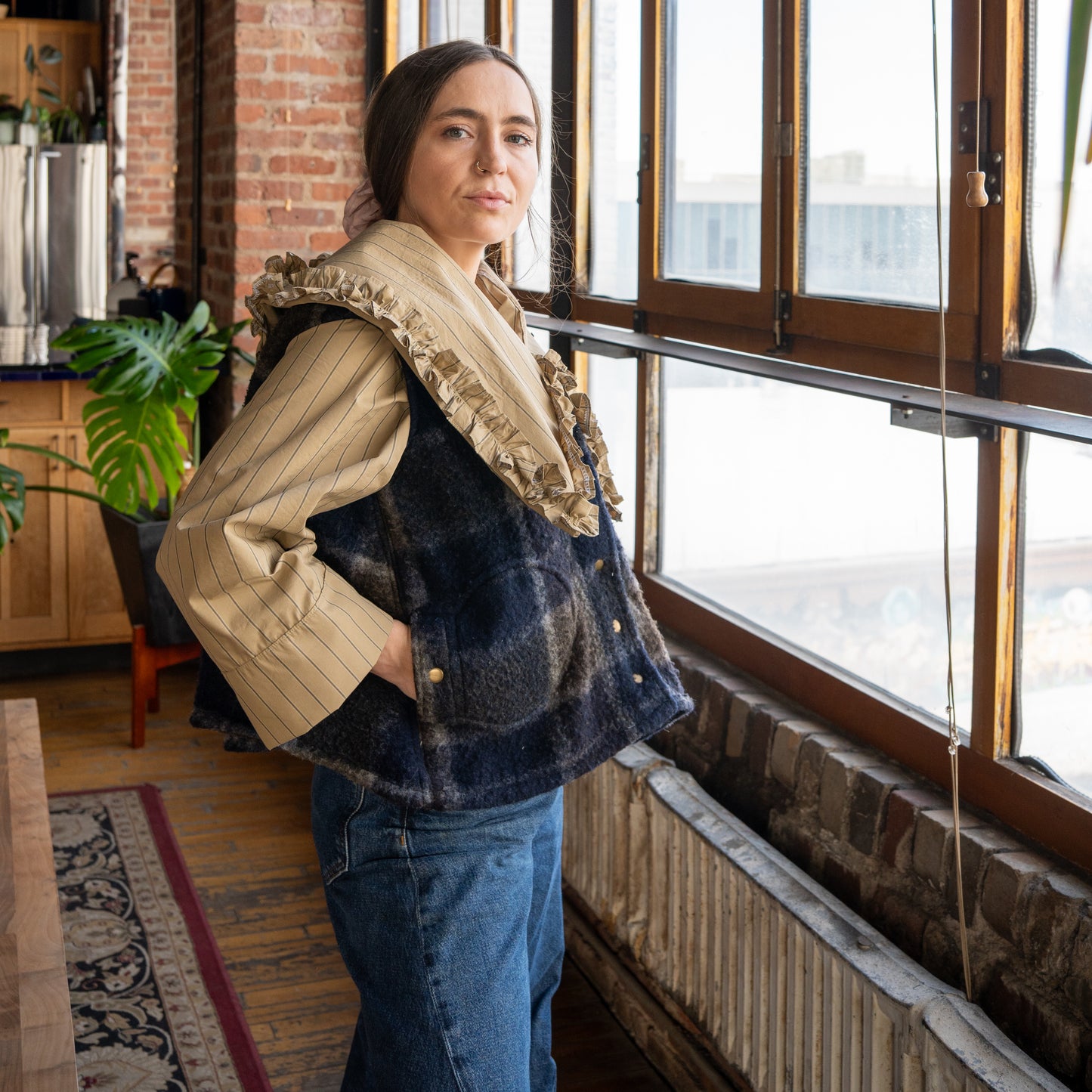 Blue Quary Wool AGL Box Vest