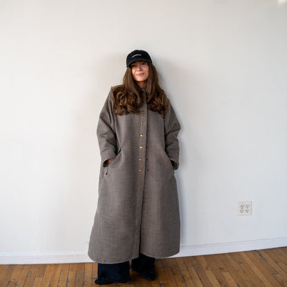 Black Grain Morning Coat - Medium