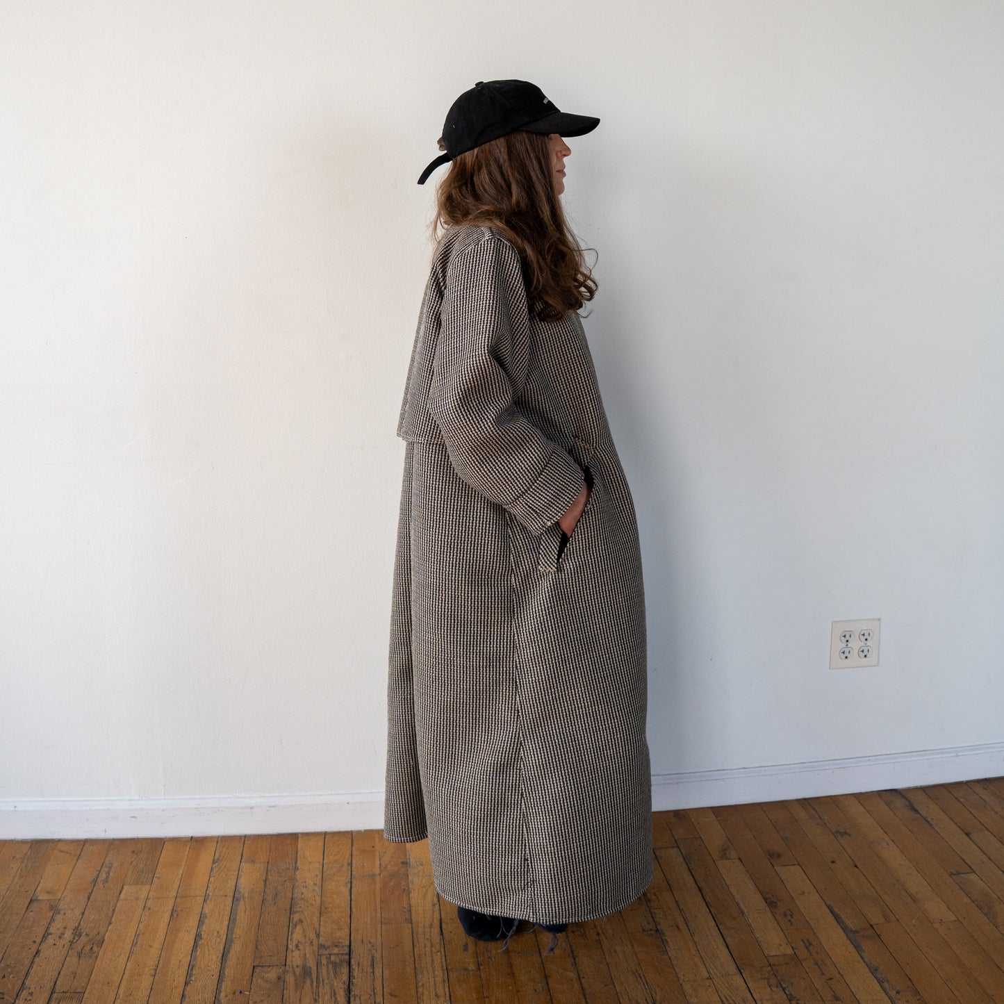 Black Grain Morning Coat - Medium
