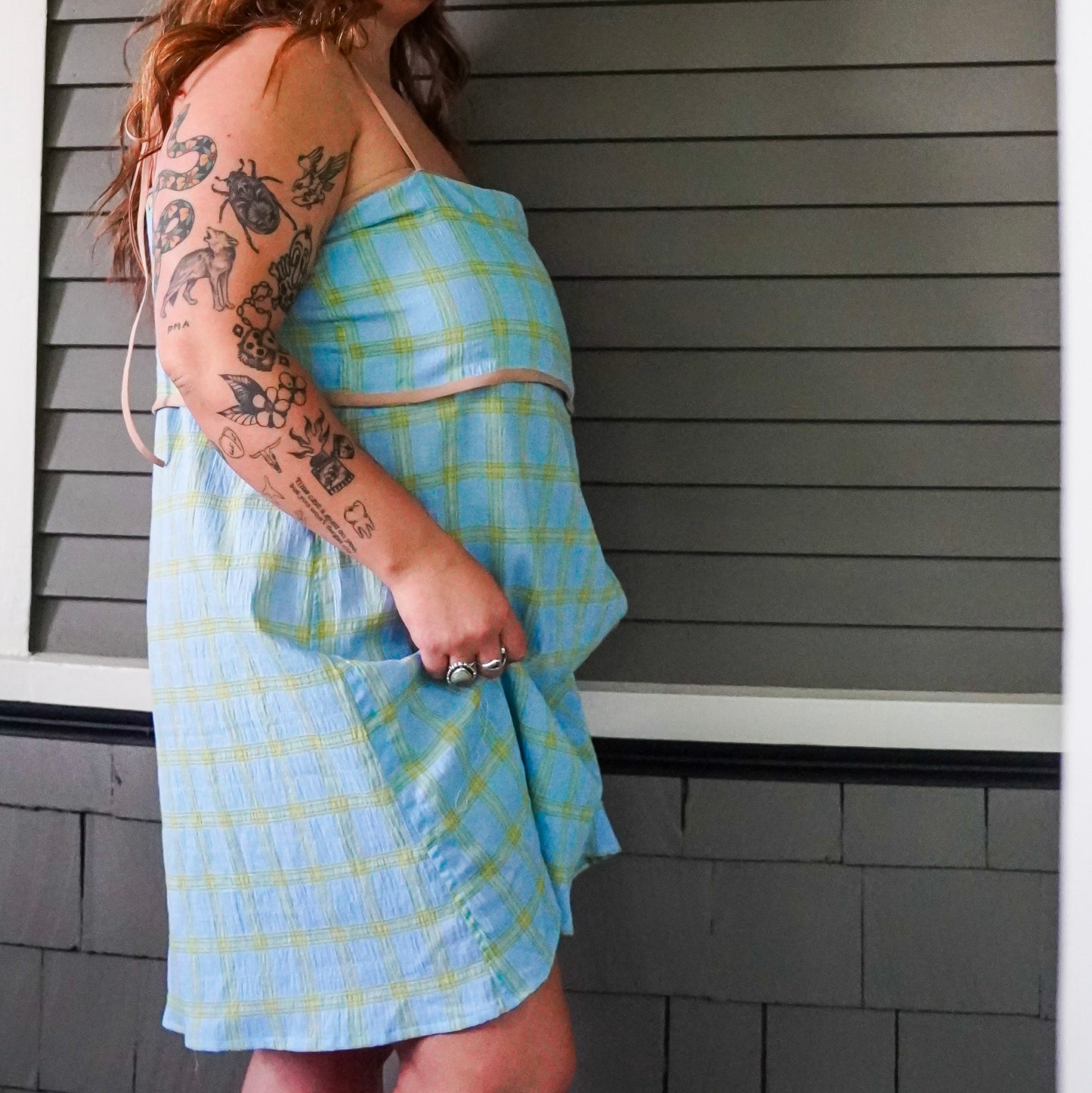 The Ru Mini - Willow Plaid - Size Large