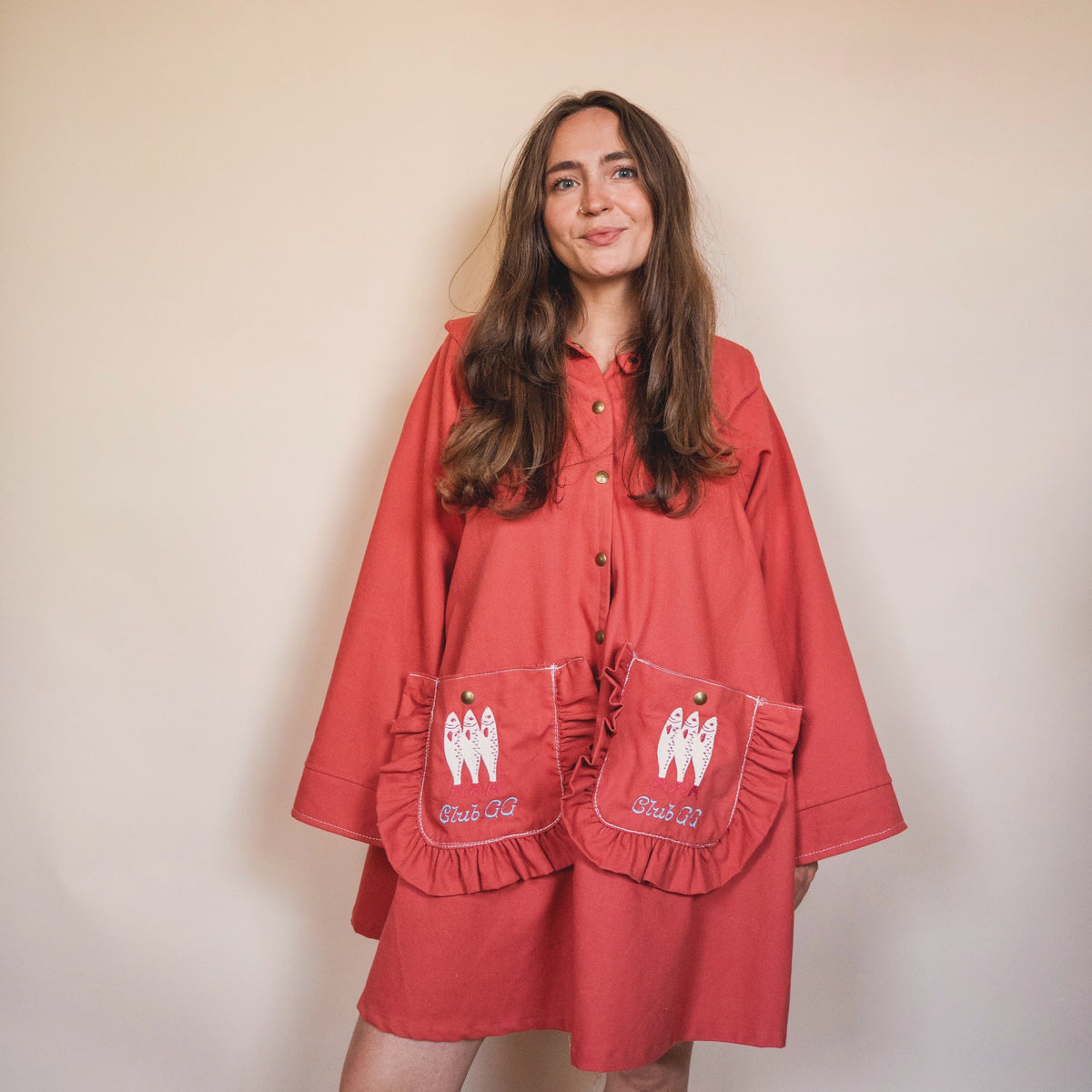 The Studio Tunic - Tomato Soup - Size Medium