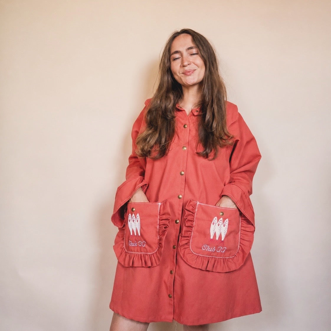The Studio Tunic - Tomato Soup - Size Medium