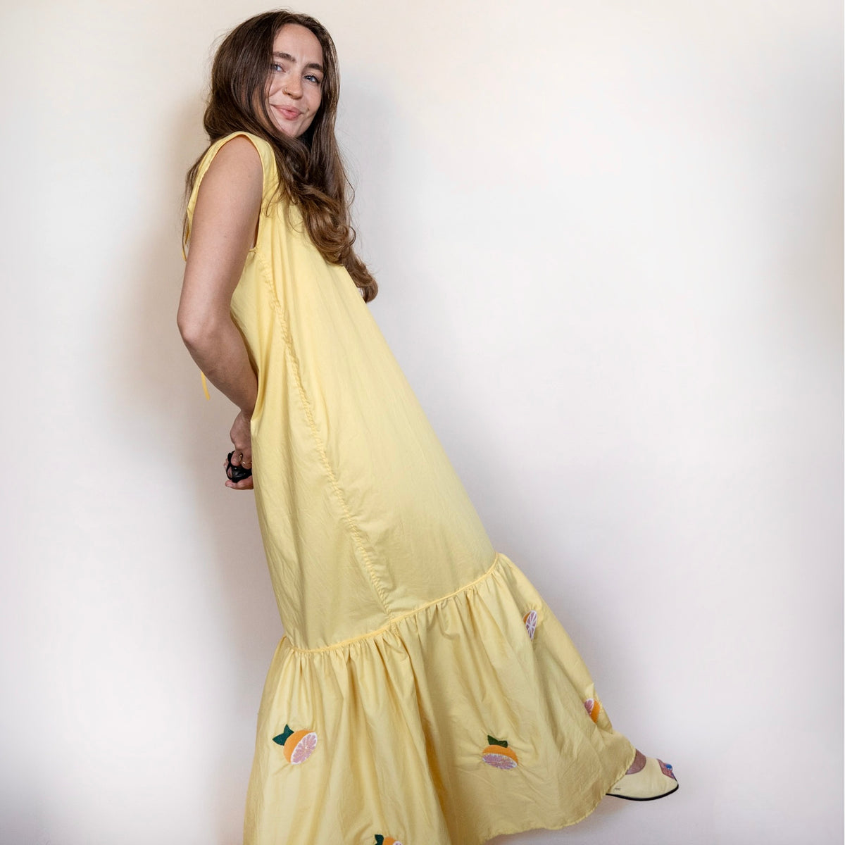 The Celia Midi - Grapefruits - Size Small